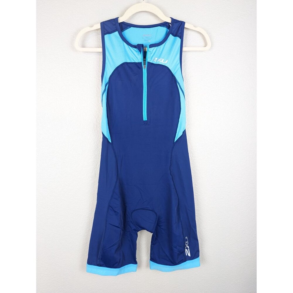 2XU SBR Lite Perform Tri Suit One Piece Padded Cycling Bib Shorts S